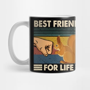 Scurry and Snuggle Chipmunk Best Friends For Life Tee Extravaganza Mug